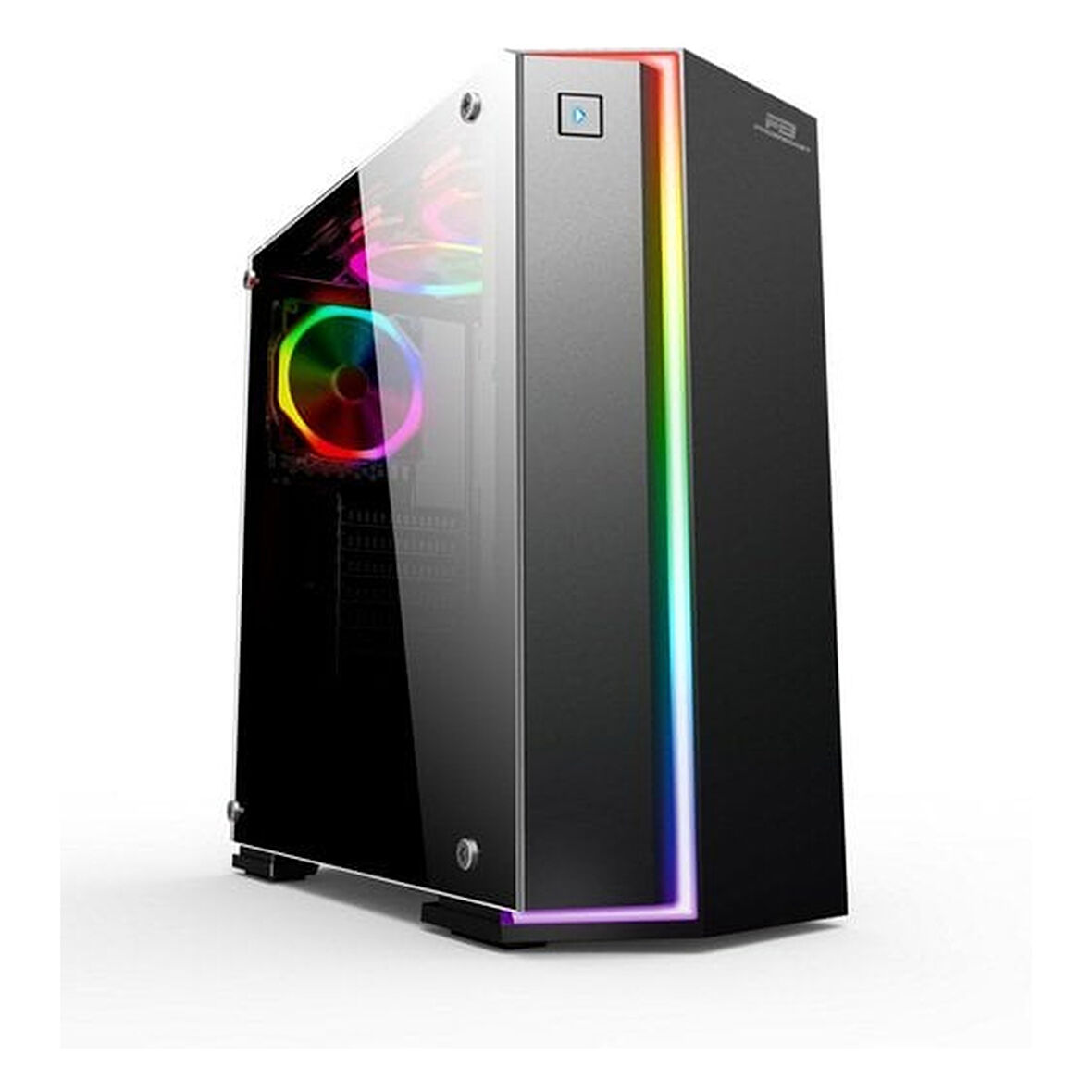 PowerBoost VK-G3906S USB 3.2 RGB ATX Mid Tower Siyah Kasa