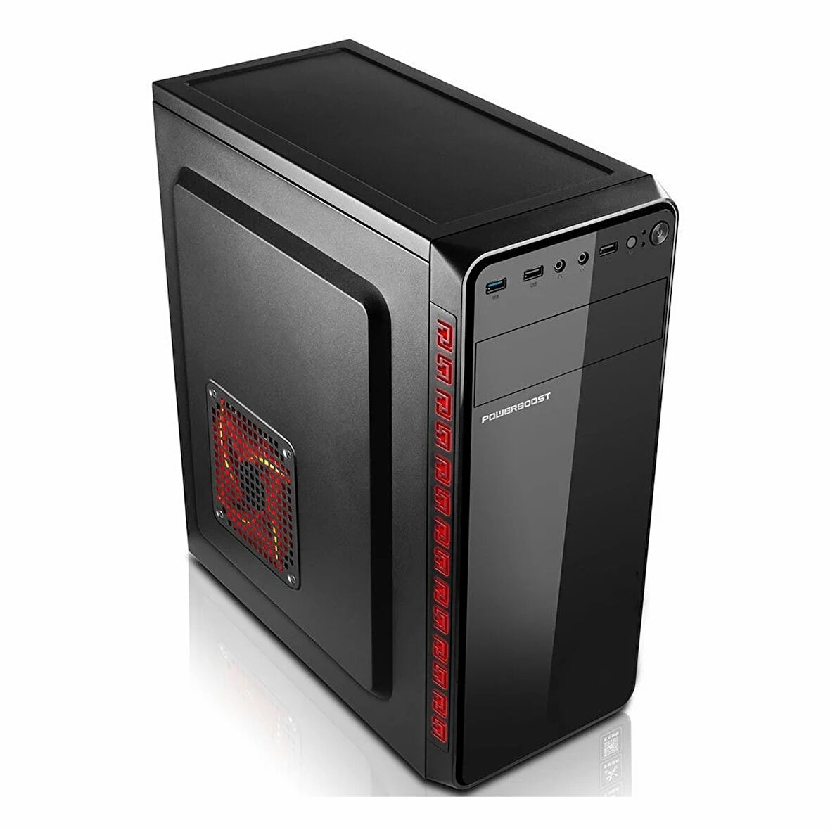 PowerBoost VK-1625 350W USB 3.2 ATX Mid Tower Siyah Kasa