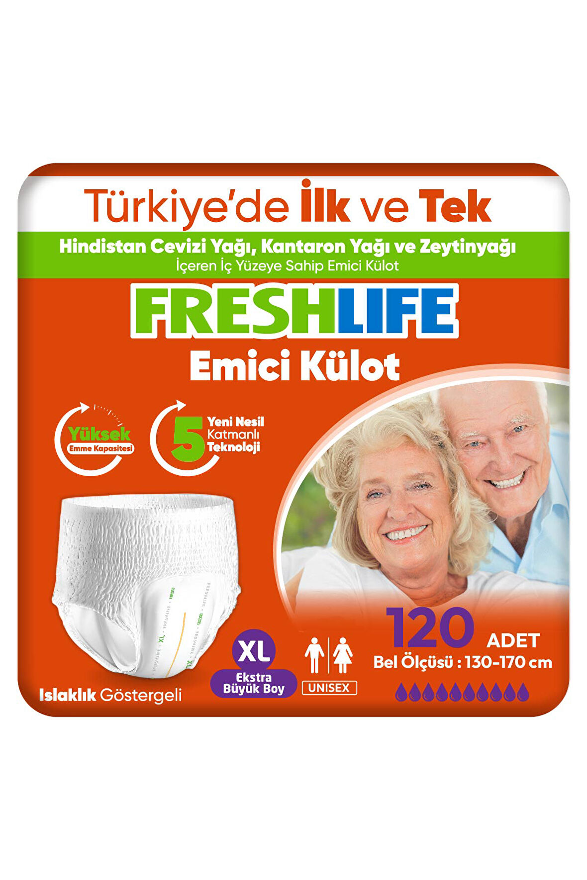 Freshlife Xlarge Emici külot 30’lu 4 Paket (120 Adet)