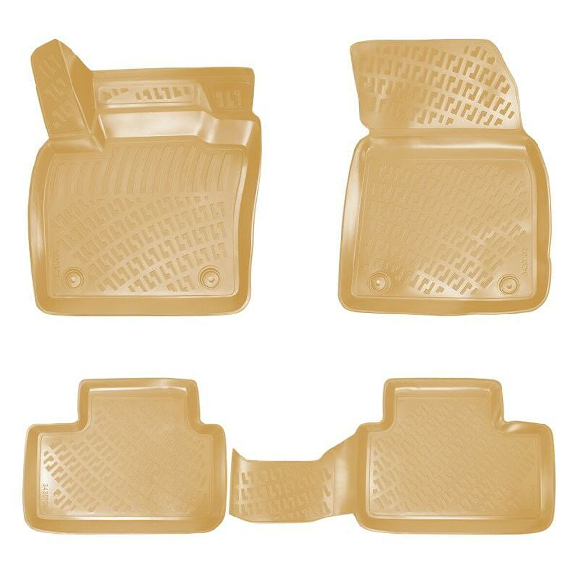 Rizline Volvo Xc-40 2018 Sonrası İle Uyumlu 3D Havuzlu Paspas Bej