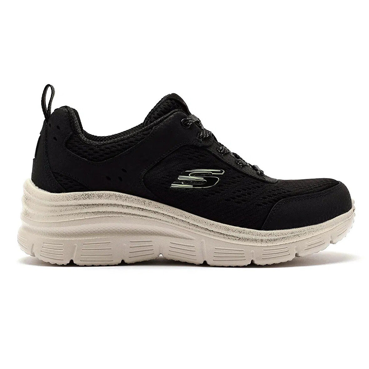 Skechers Fashion Fit Air Cooled Memory Foam Sneaker Hafızalı Taban Kadın Günlük Spor Ayakkabı Siyah