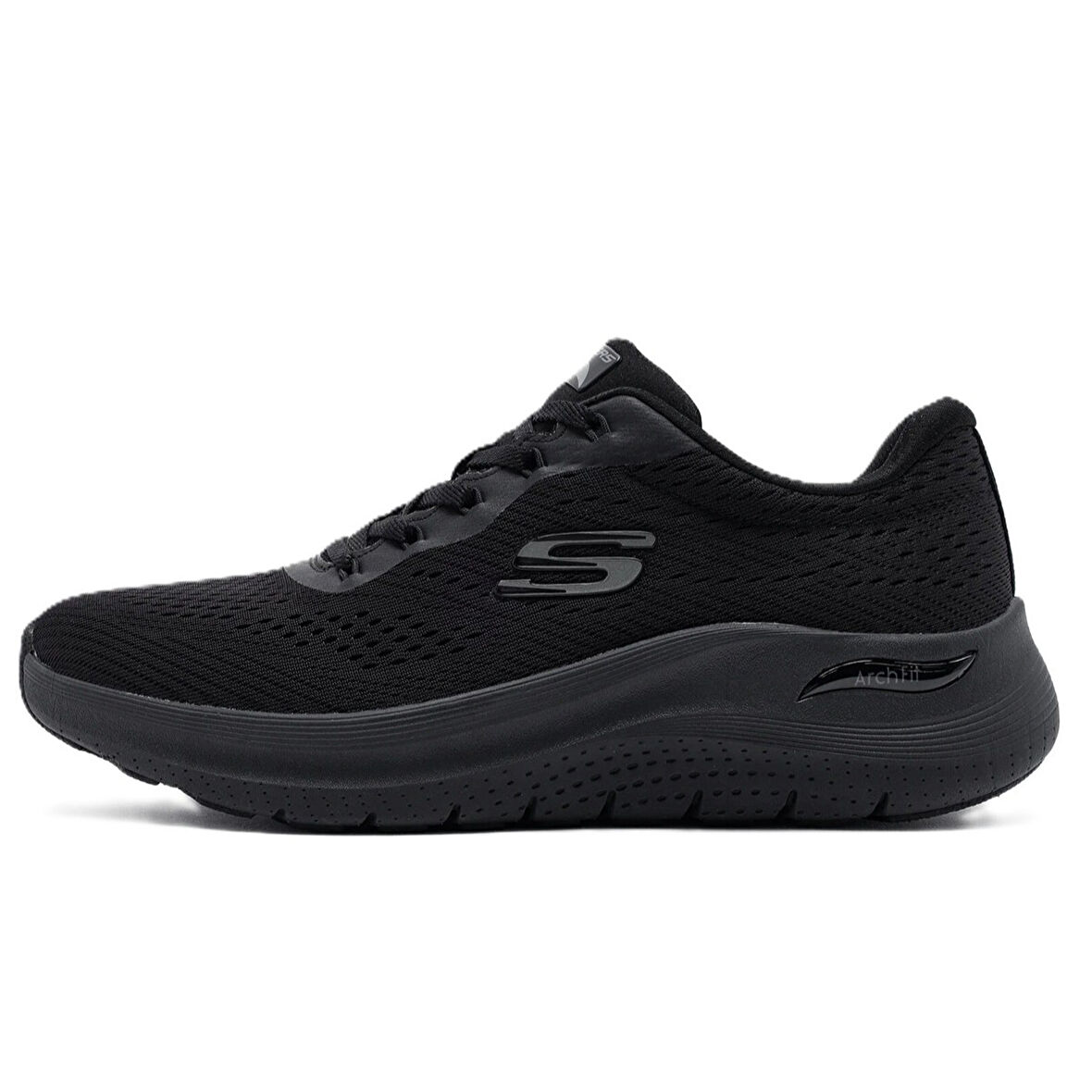 Skechers Arch Fit 2.0-Big League Memory Foam Womens Walking Shoes Hafızalı Taban Kadın Yürüyüş Ayakkabısı Siyah