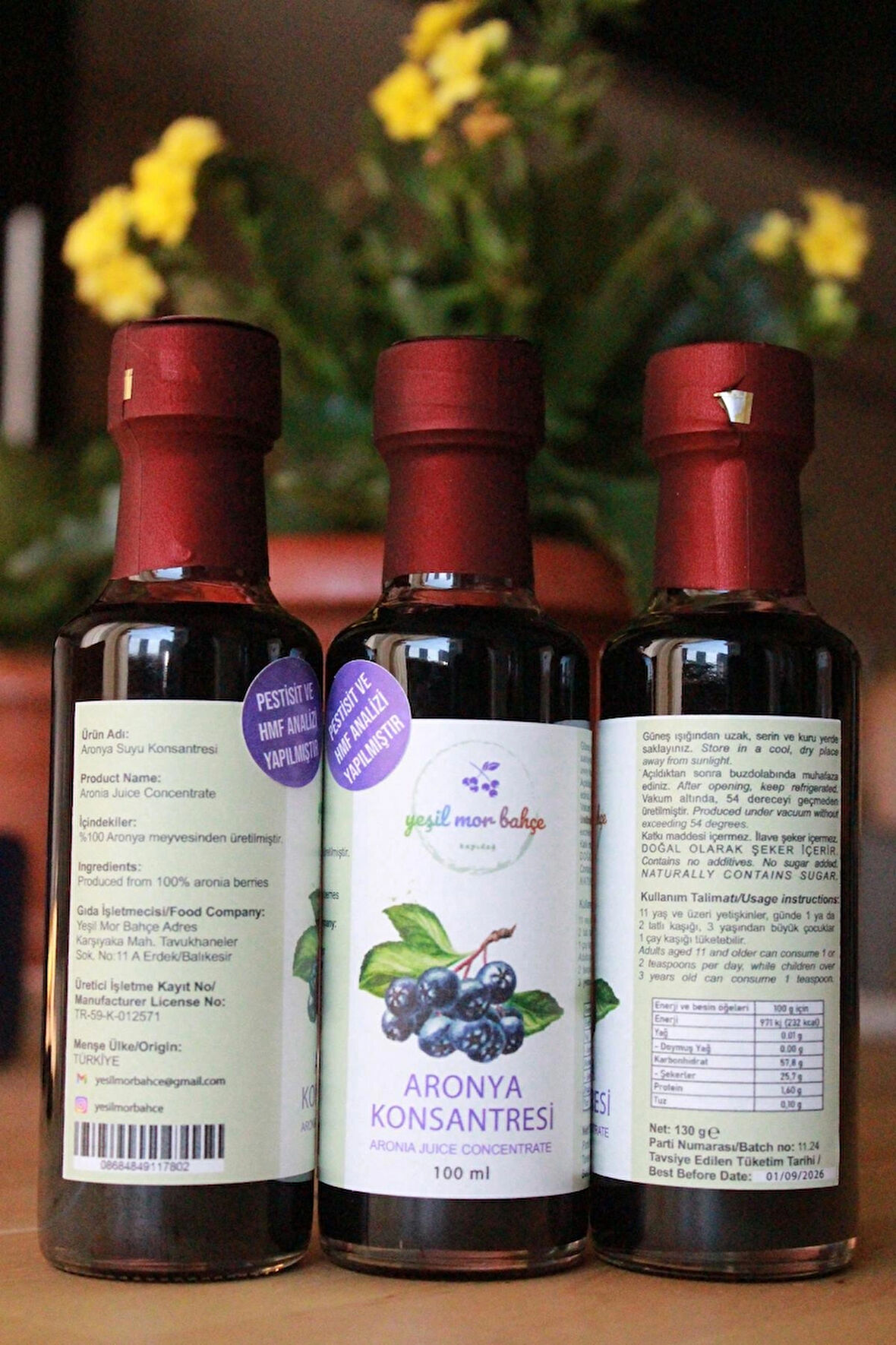 Aronya Konsantresi (Aronya Özü) 100 ml