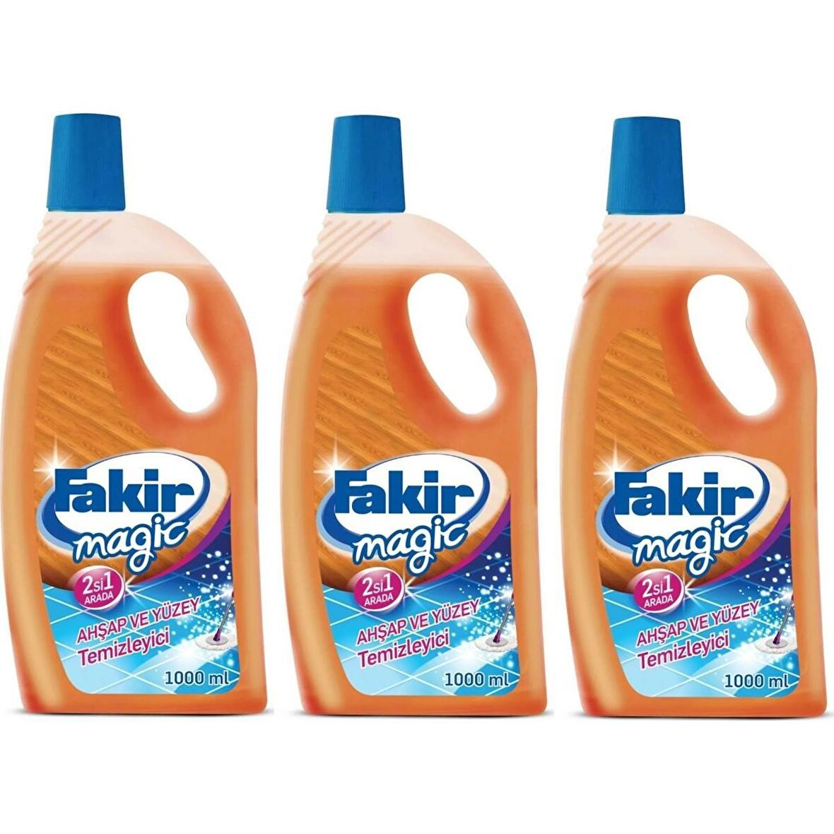 Fakir Magic Ahşap & Sert Yüzey Temizleyici 1000 ml x 3 Adet