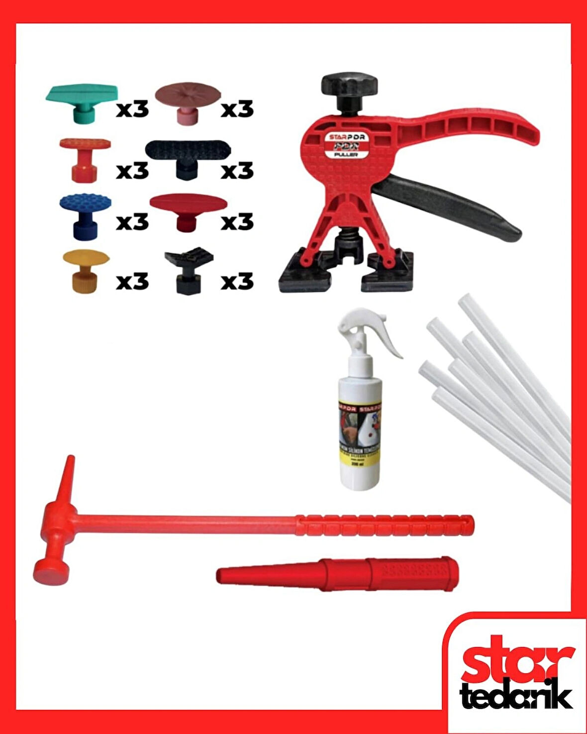 PDR BOYASIZ GÖÇÜK DÜZELTME SETİ 34 PARÇA  ÖZEL SERİ		