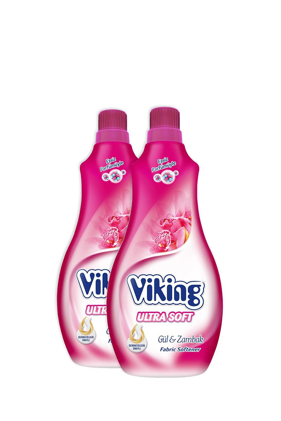 Viking Ultra Soft Gül - Zambak Konsantre 60 Yıkama Yumuşatıcı 1.44 lt 2'li