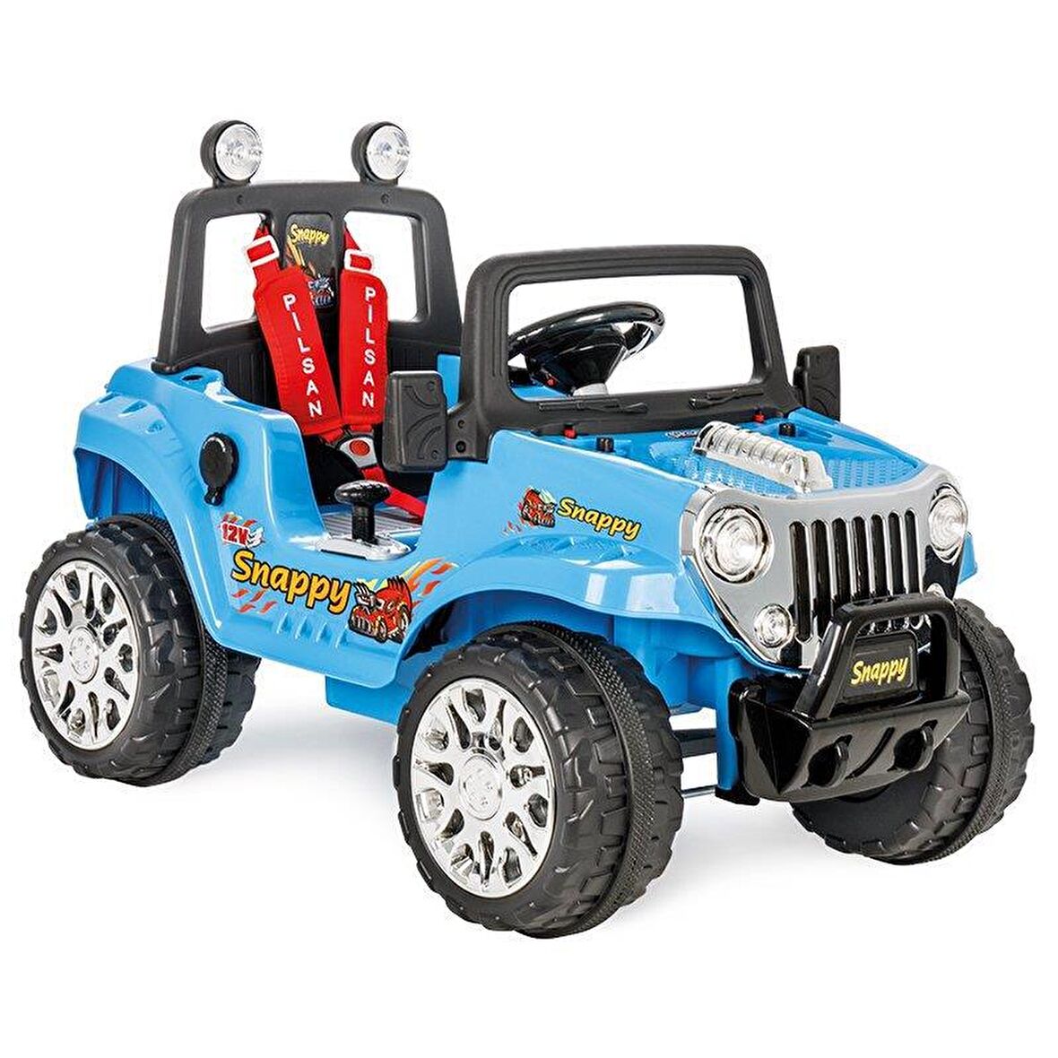 Pilsan Snappy 12V Akülü Araba Mavi 05-239
