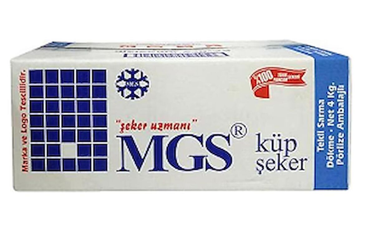 MGS Tek Sargılı Küp Şeker 4 Kg