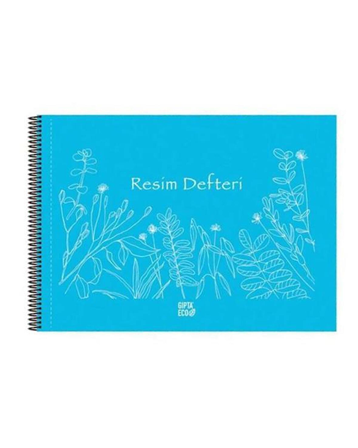 Gıpta Eco Fresco Spiralli Pp Kapak Resim Defter 25 x 35cm 25 Yaprak