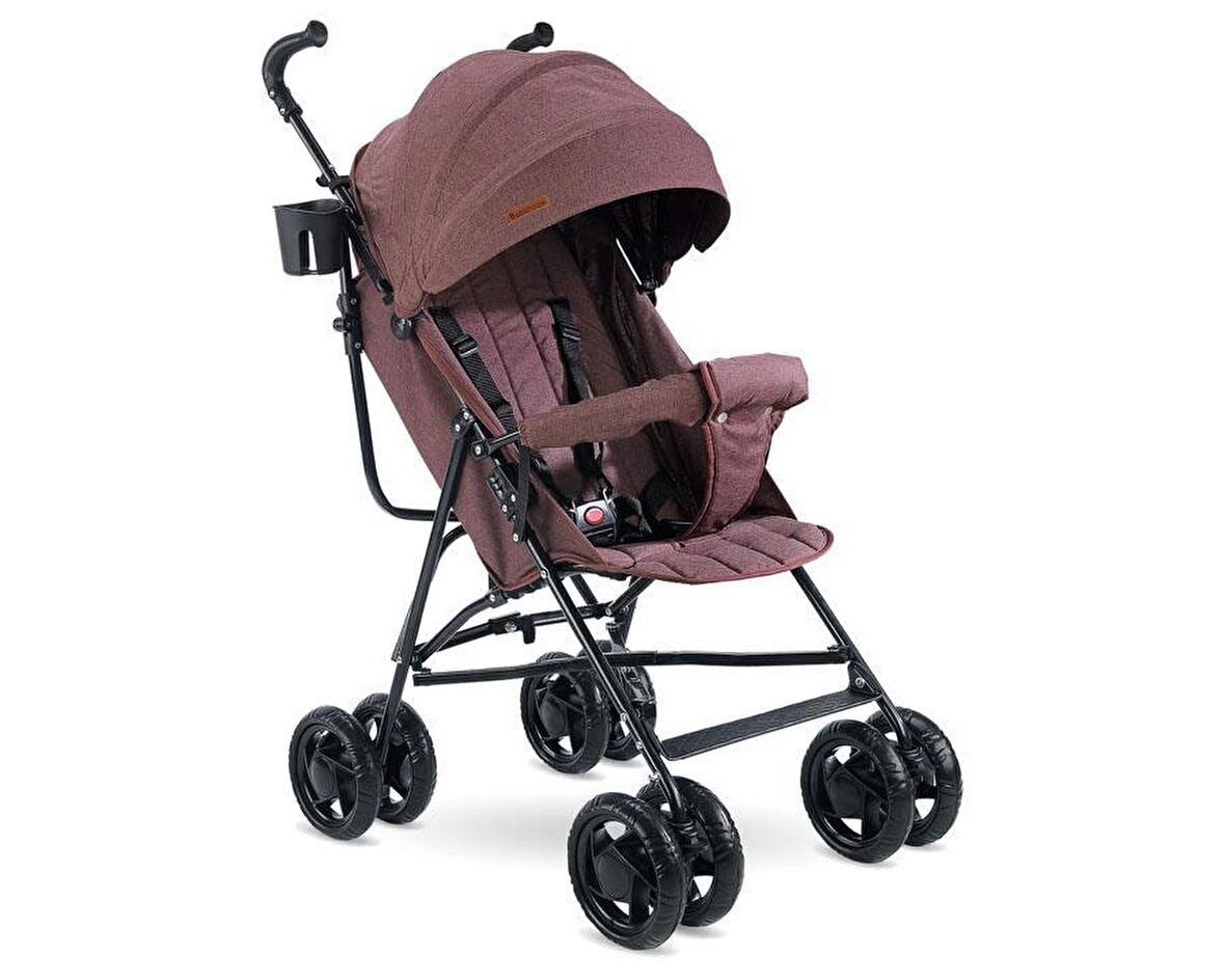 Babyhope SC-100 Baston Bebek Arabası Tam Yatarlı Yeni Kırçıllı