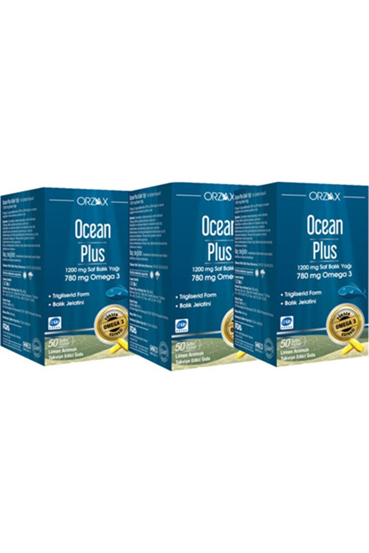 Ocean Plus 1200 mg 50 Kapsül 3 Adet