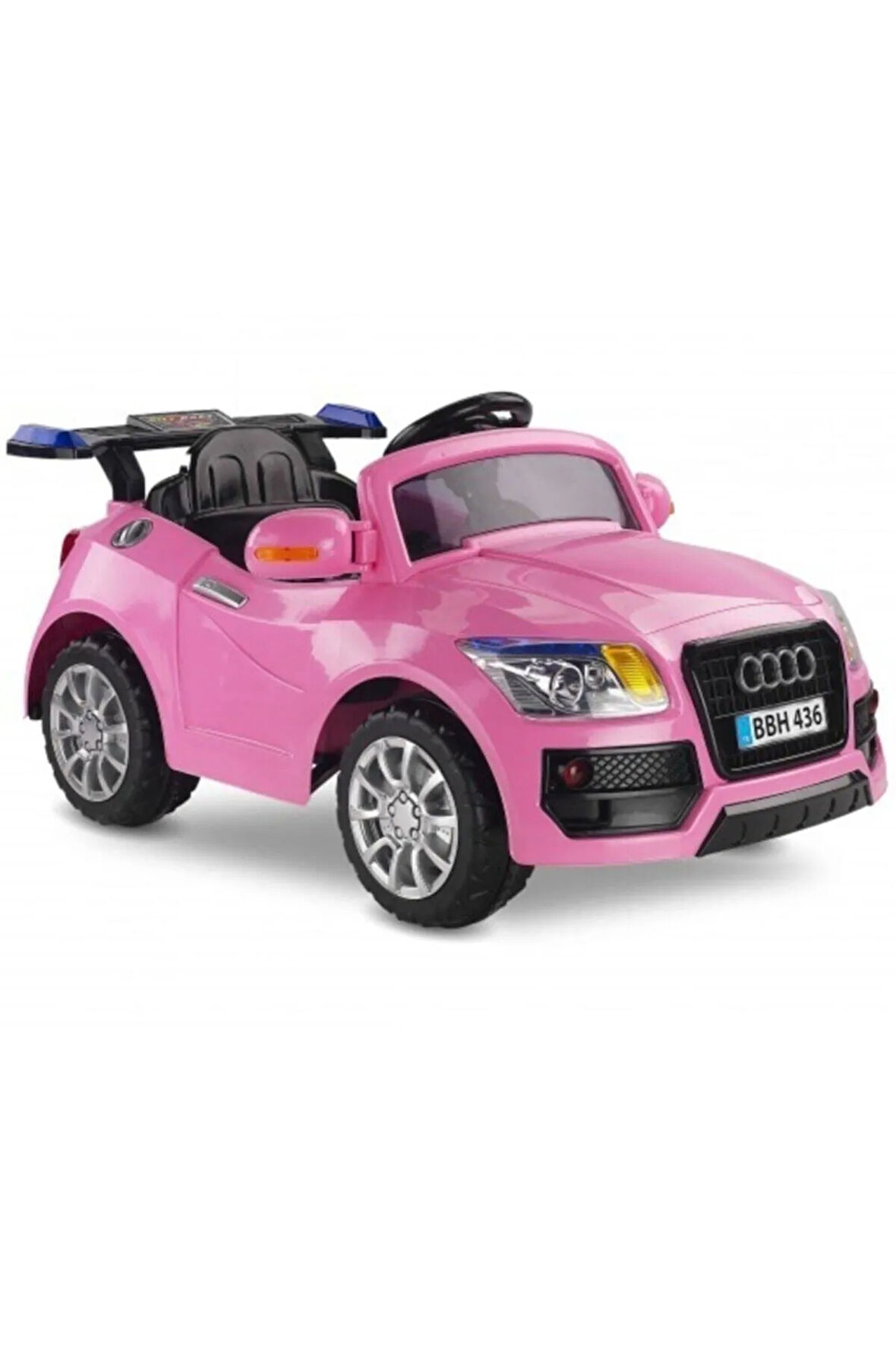 Uzaktan Kumandalı 12 Volt 7 Ah Pembe Audi Akülü Araba