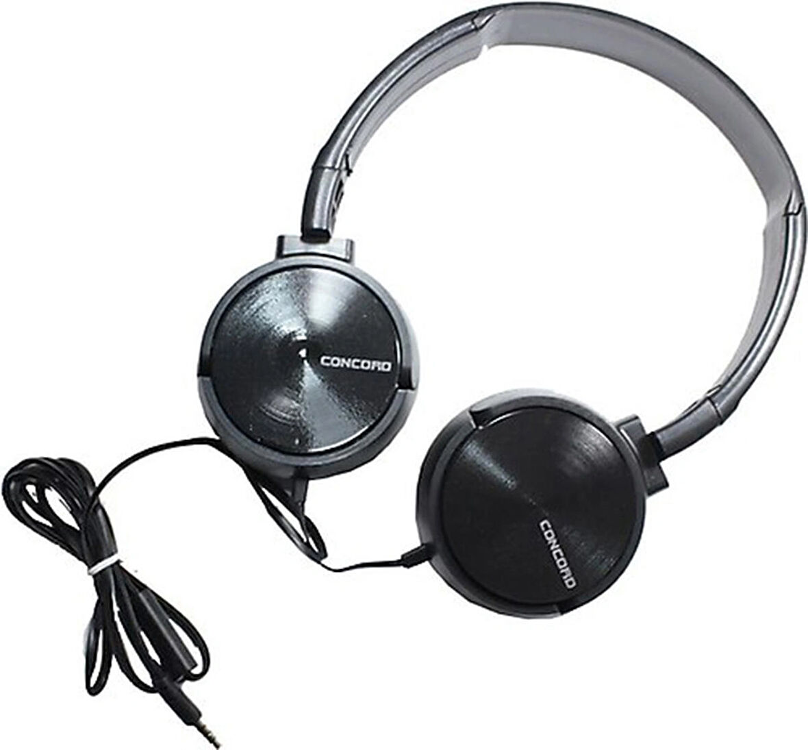 Concord C-942 - Mikrofonlu Stereo Kulak Üstü Kulaklık Cep Telefonu ve Tablet Uyumlu - Siyah