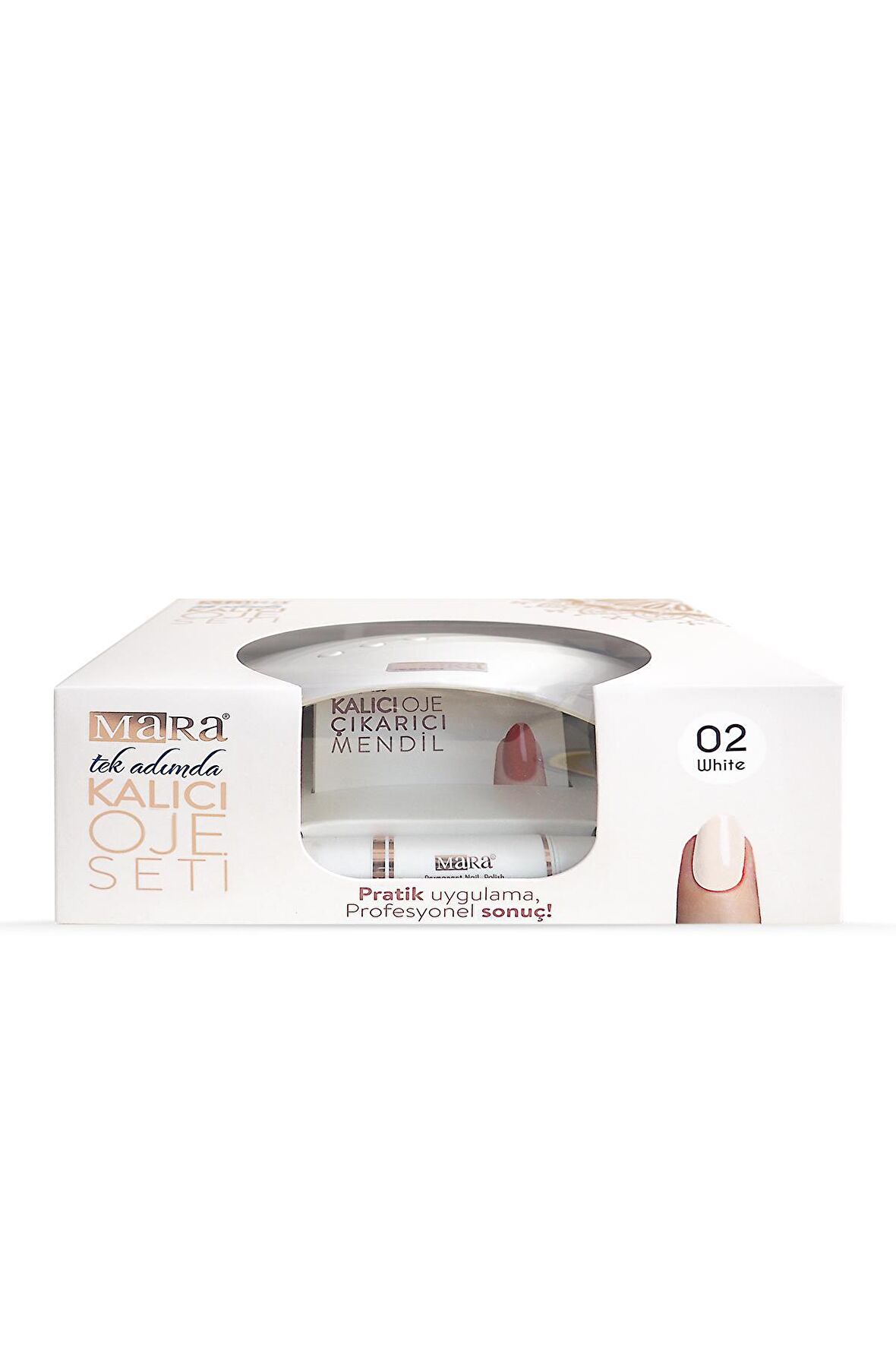 Mara Kalıcı Oje Seti 02 White