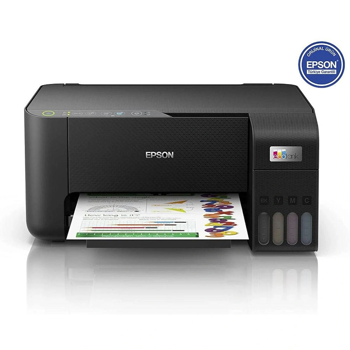 Epson EcoTank L3250 Wi-Fi + Tarayıcı + Fotokopi Renkli Çok Fonksiyonlu Tanklı Mürekkep Püskürtmeli Yazıcı (ORJINAL)