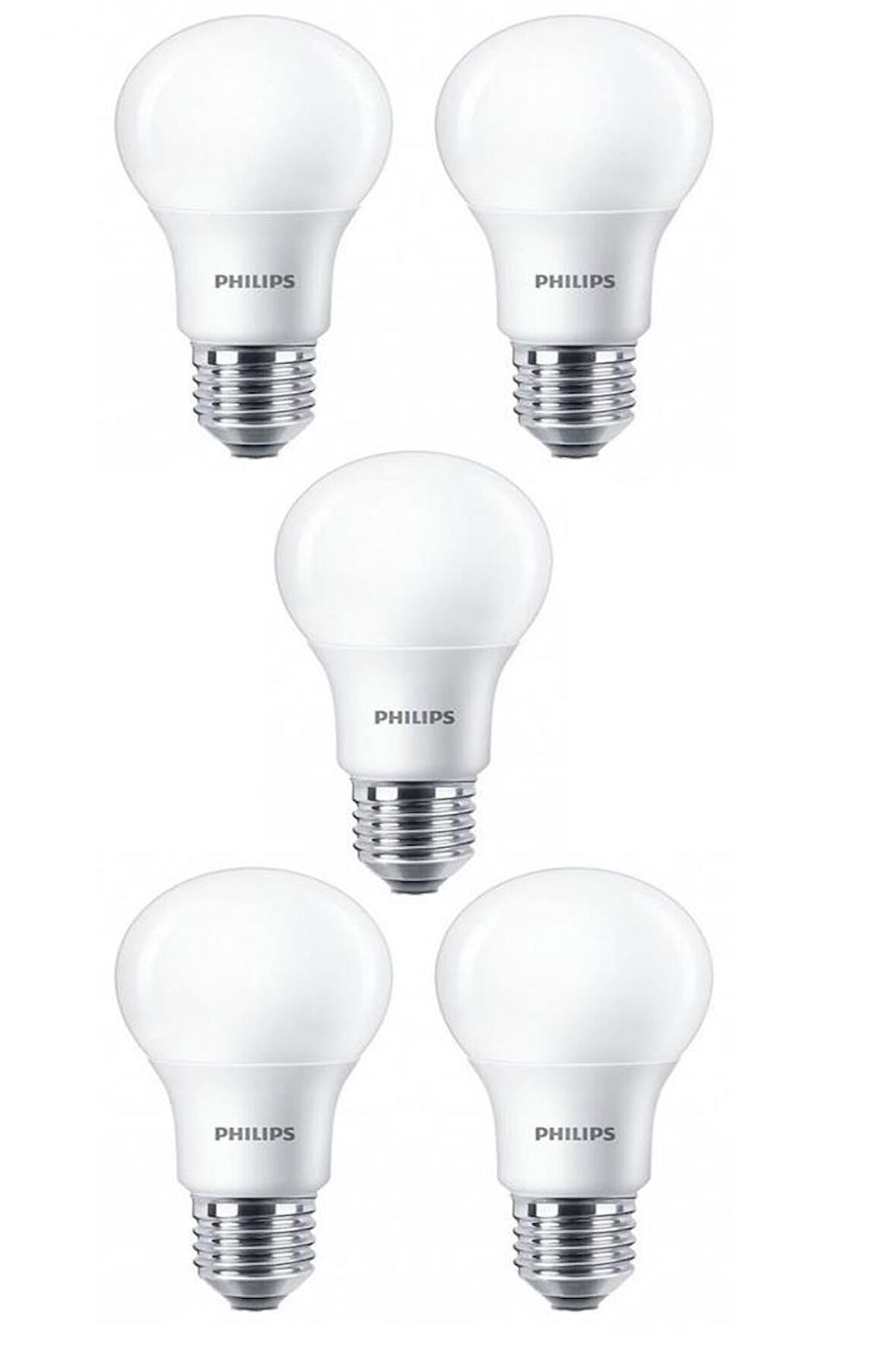 Philips 8W (60W) Led Ampul Beyaz 6500K E27 (5 Adet)