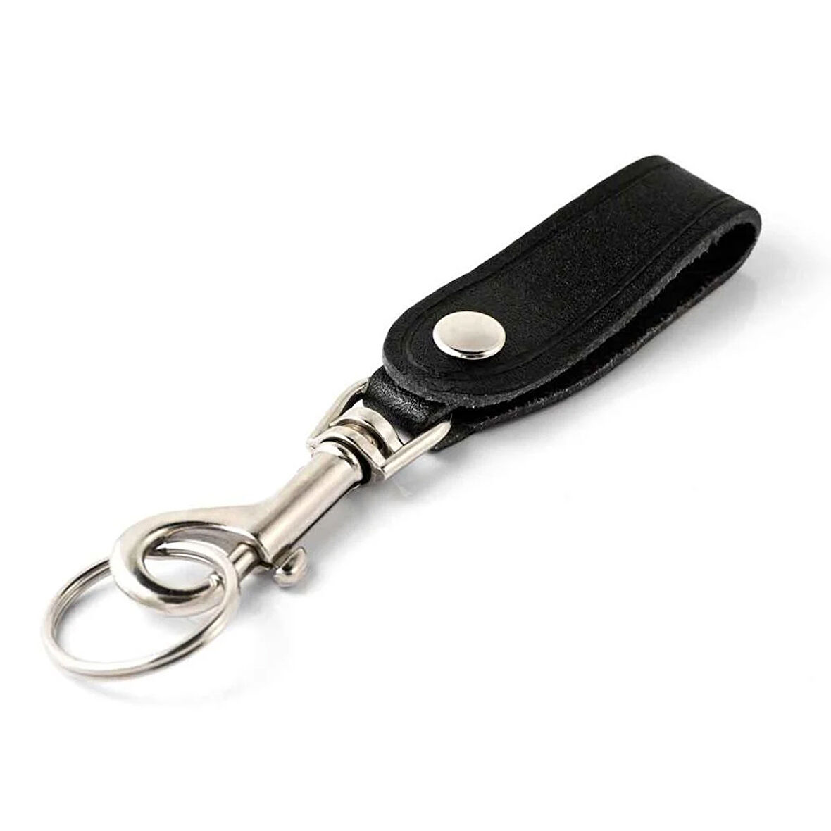 Key-Bak 0306-139 Bolt Snap Deri Kemer Kayışlı Anahtarlık Halkası
