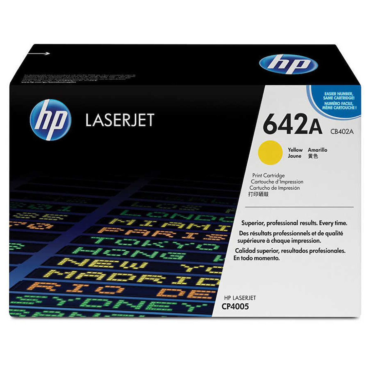 Hp CB402A (642A) Sarı Orjinal Toner