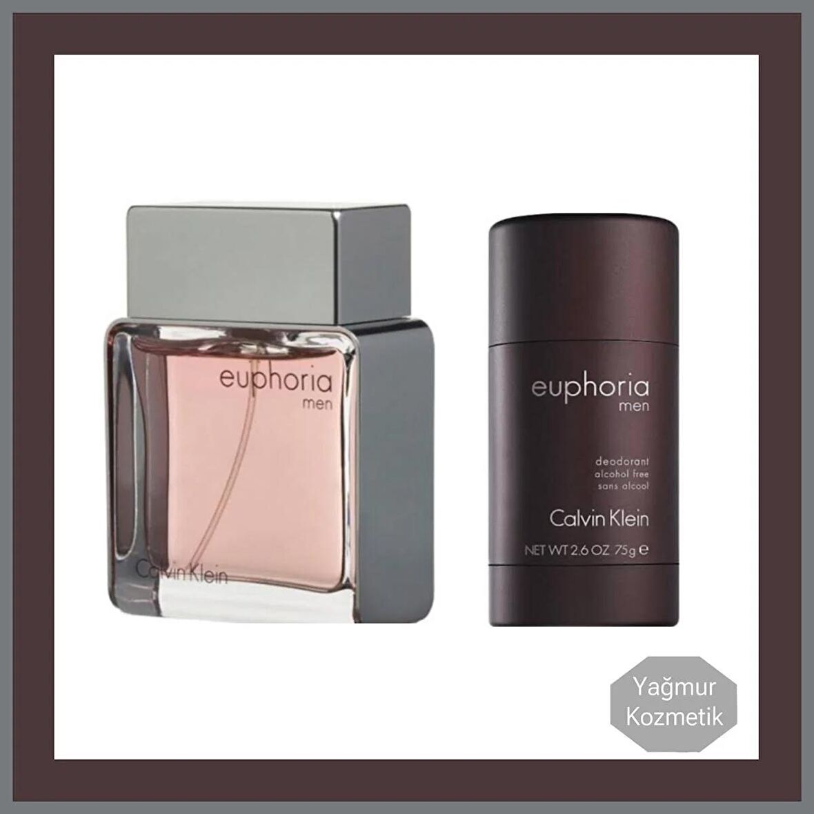 Calvin Klein Euphoria Edt 100 ml Parfüm Erkek 75ml.Stick Set