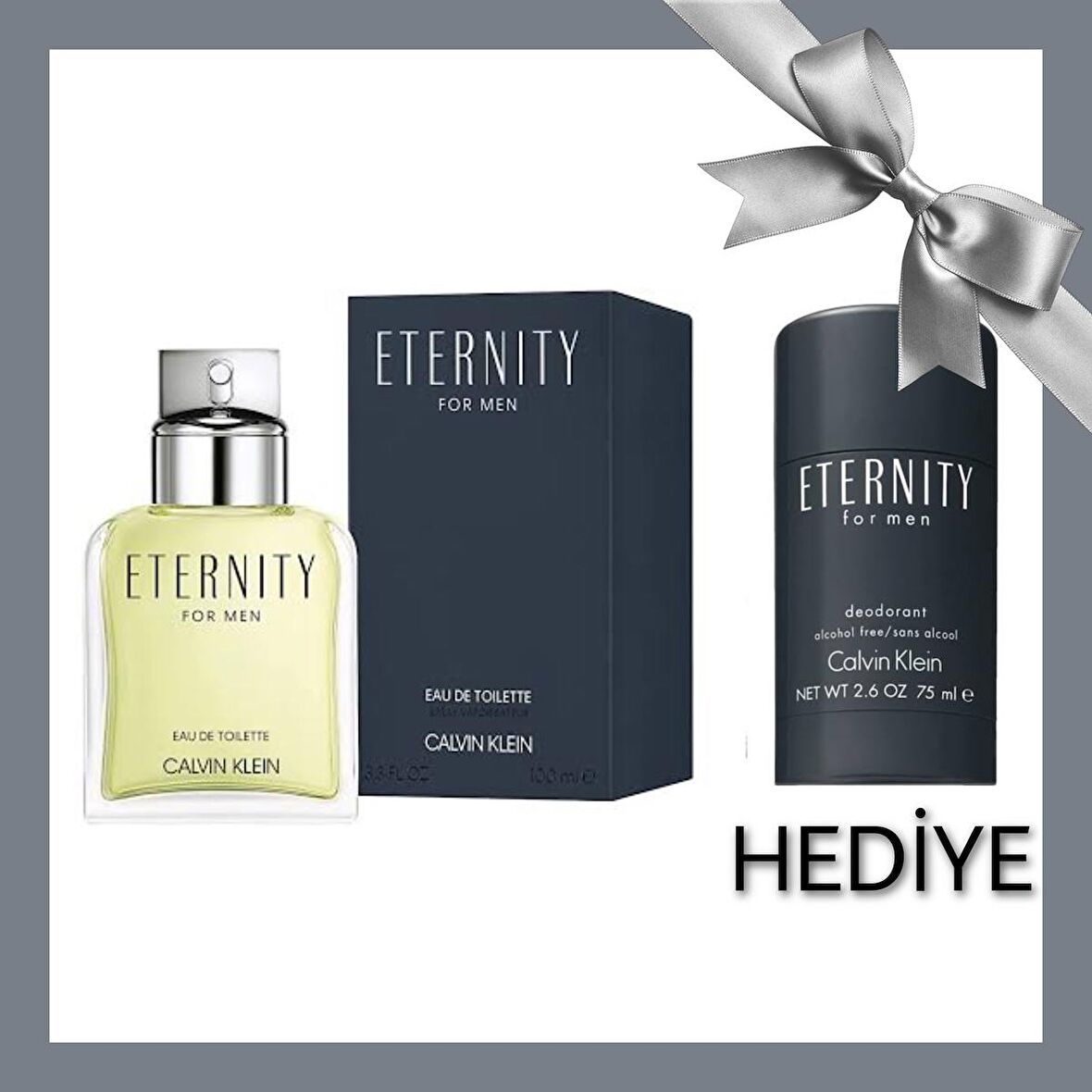 Calvin Klein Eternity Edt 100 ml & Deodorant Stick 75Gr.