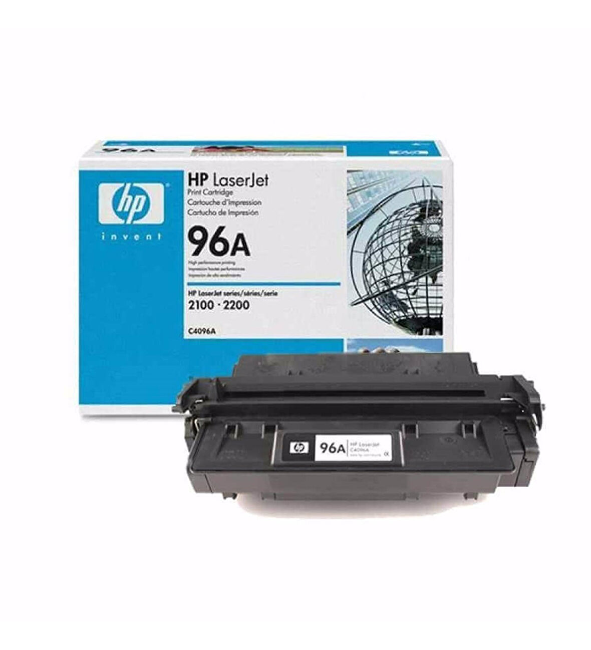 Hp C4096A (96A) Orjinal Mavi Beyaz Kutu Siyah Toner
