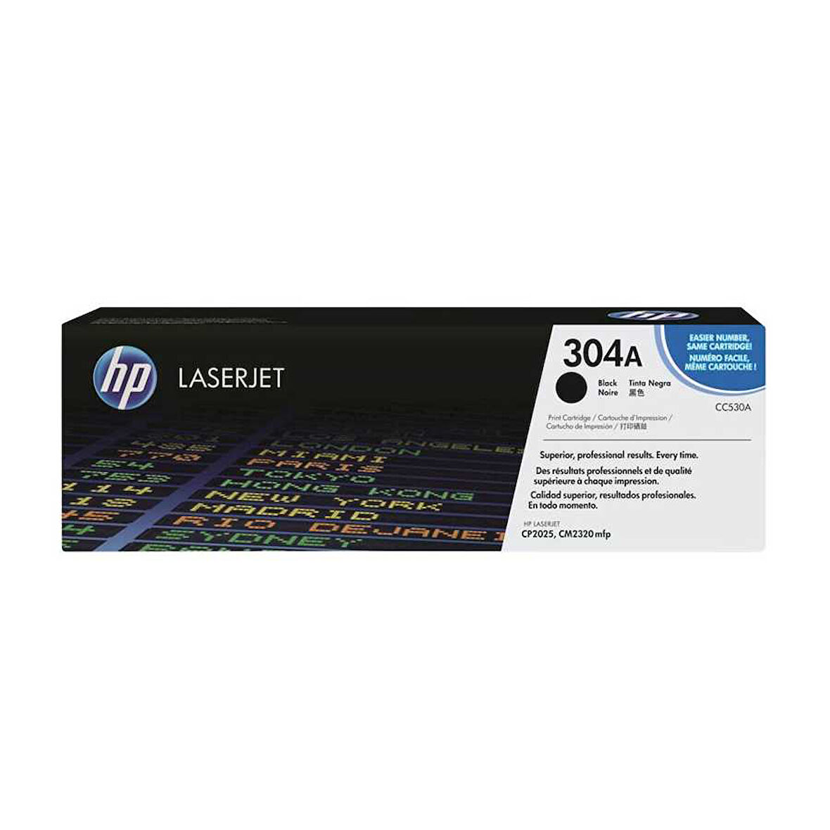 Hp CC530A (304A) Kutusu Hasarlı Siyah Orjinal Toner