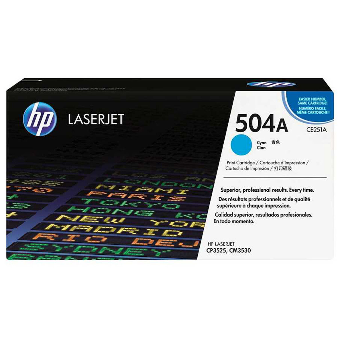Hp CE251A (504A) Kutusuz Mavi Orjinal Toner