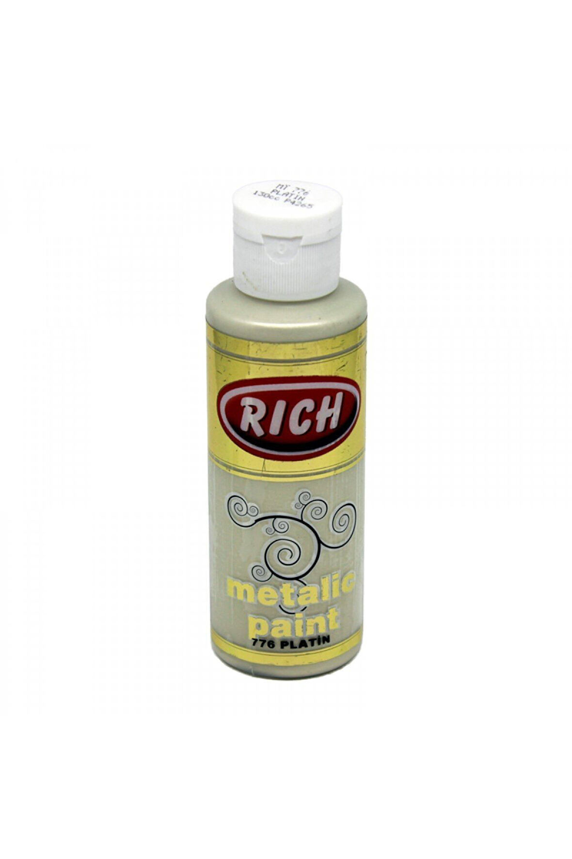 Metalik Akrilik Boya 120cc. N:776 Platin