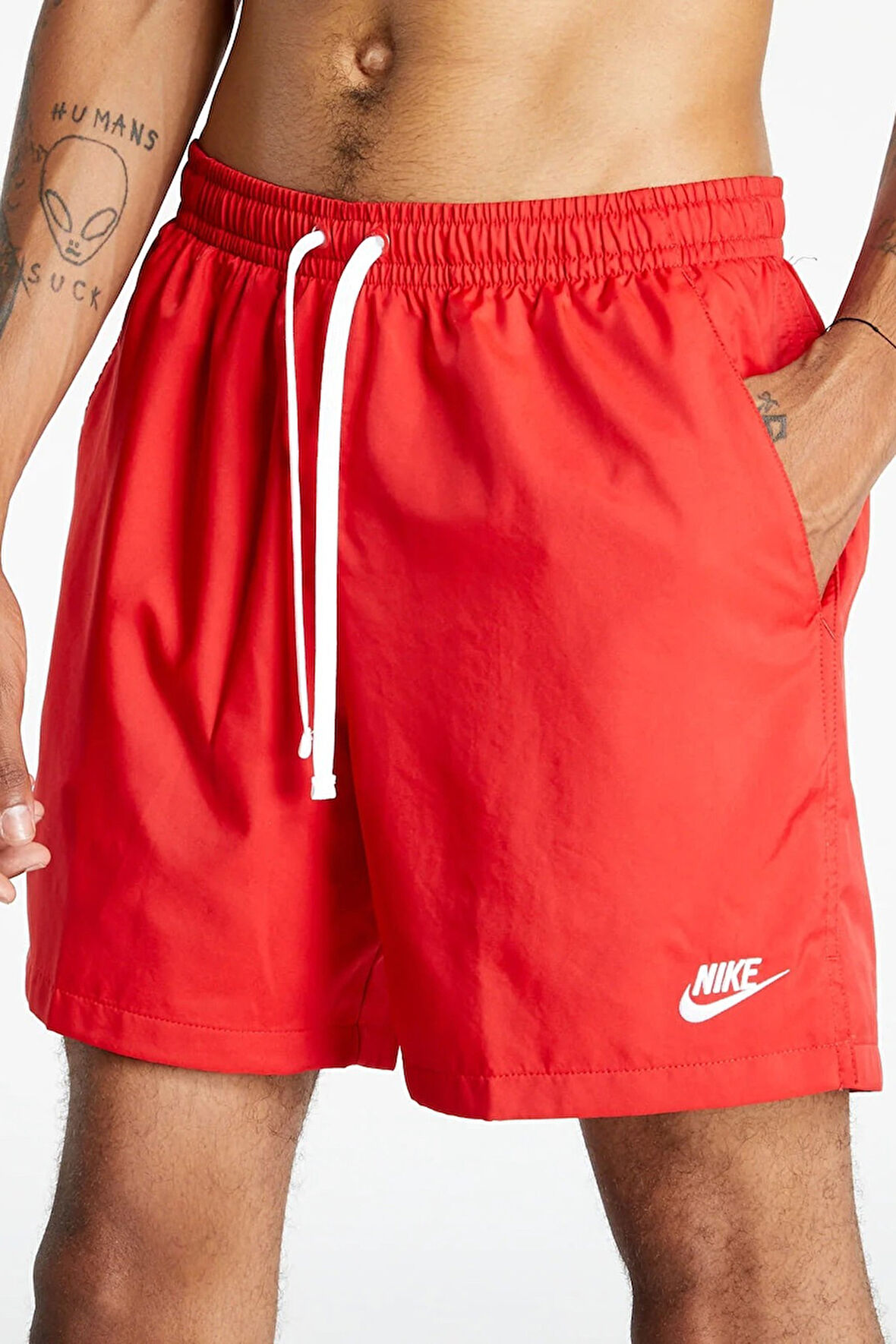 Nike Sportswear Men's Woven Short Erkek Astarlı Deniz Şortu Kırmızı