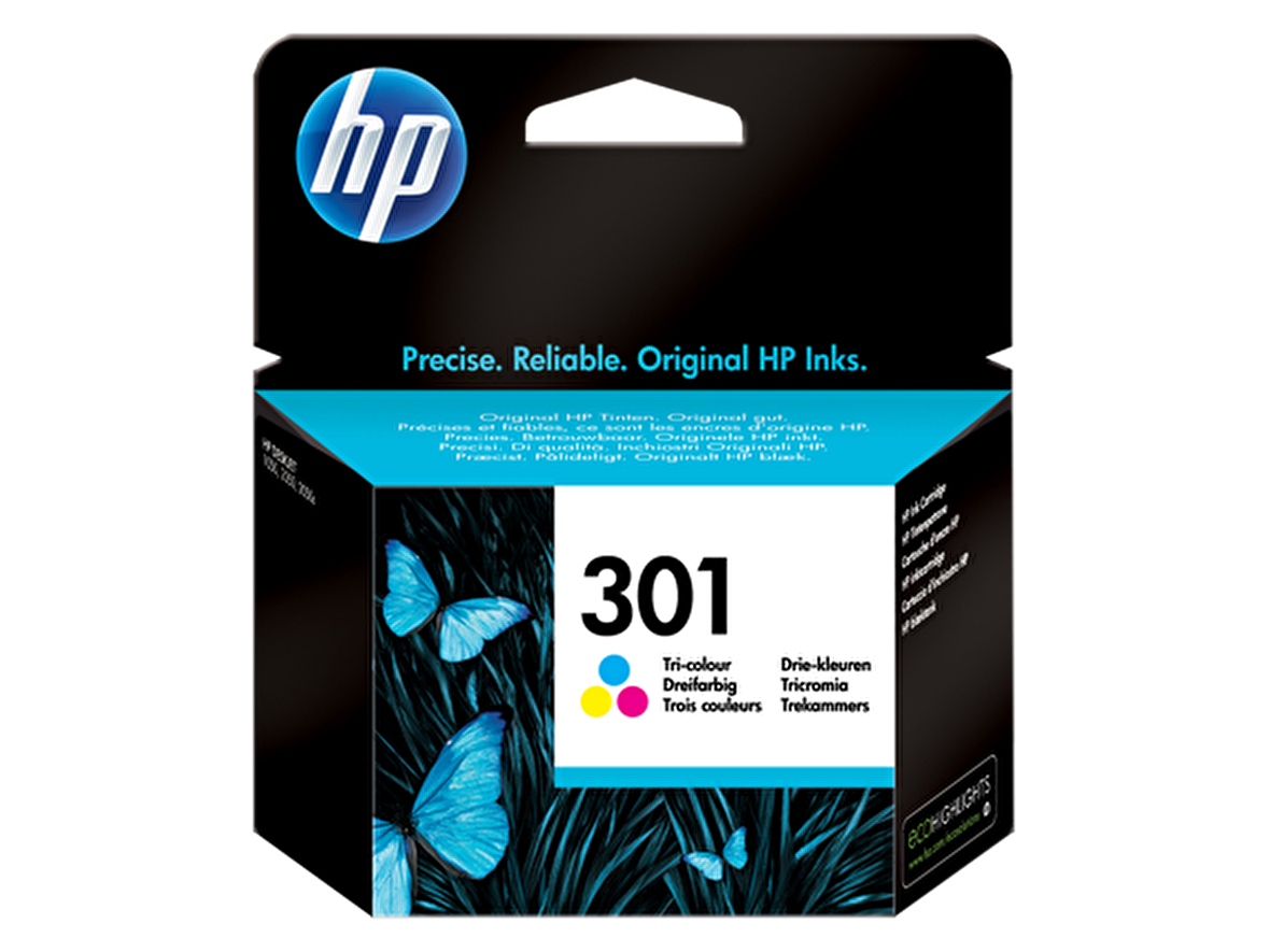 HP CH562EE (301) UC RENKLI MUREKKEP KARTUSU 165 SAYFA