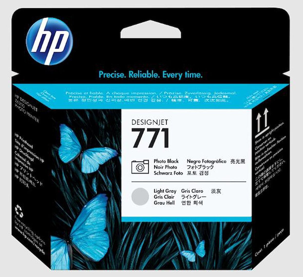 Hp 771 Ce020A Foto Siyah Açık Gri Orj. Baskı Kafası Eski