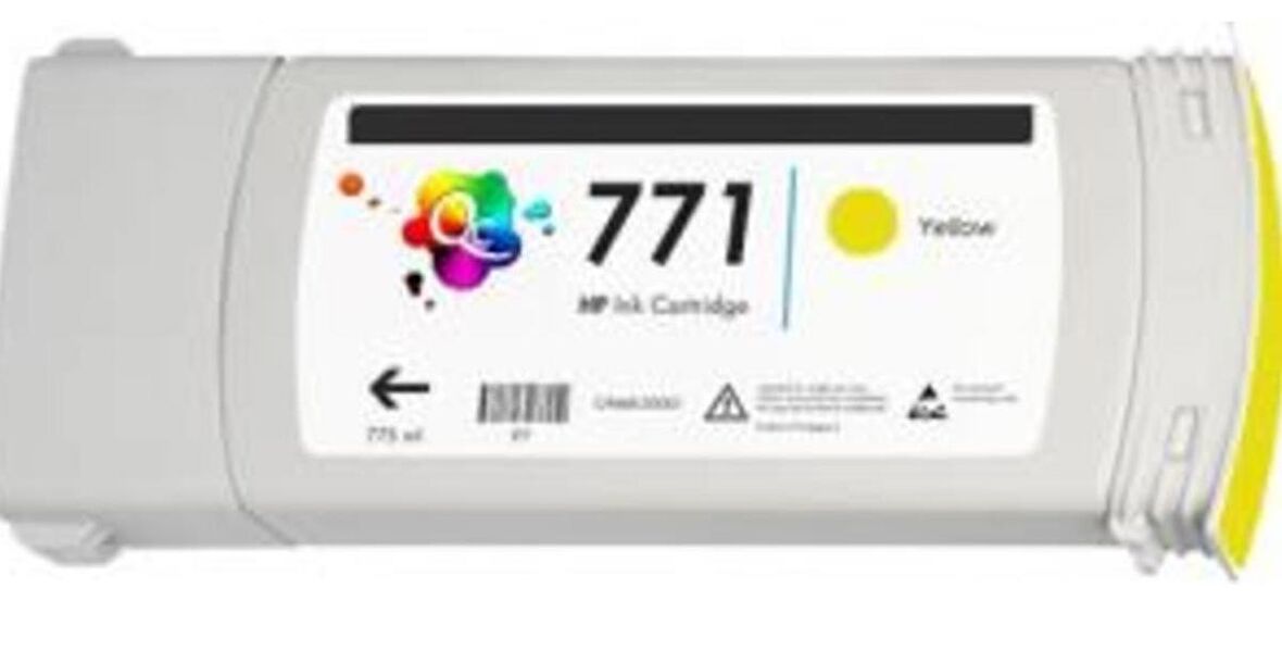 Hp 771 775Ml Sarı Desingjet Mürekep Kartuşu Ce040A Muhadil