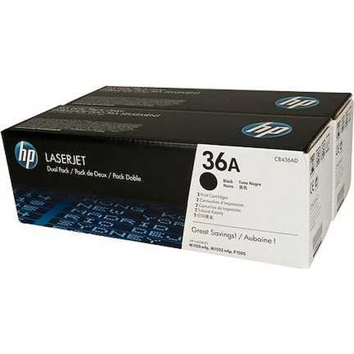 Hp 36A-Cb436Ad Orjinal Toner 2'Li Paket