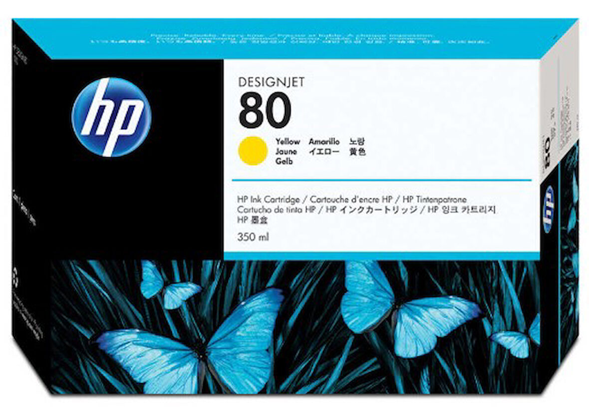 Hp C4848A (80) Sarı Orjinal Kartuş 