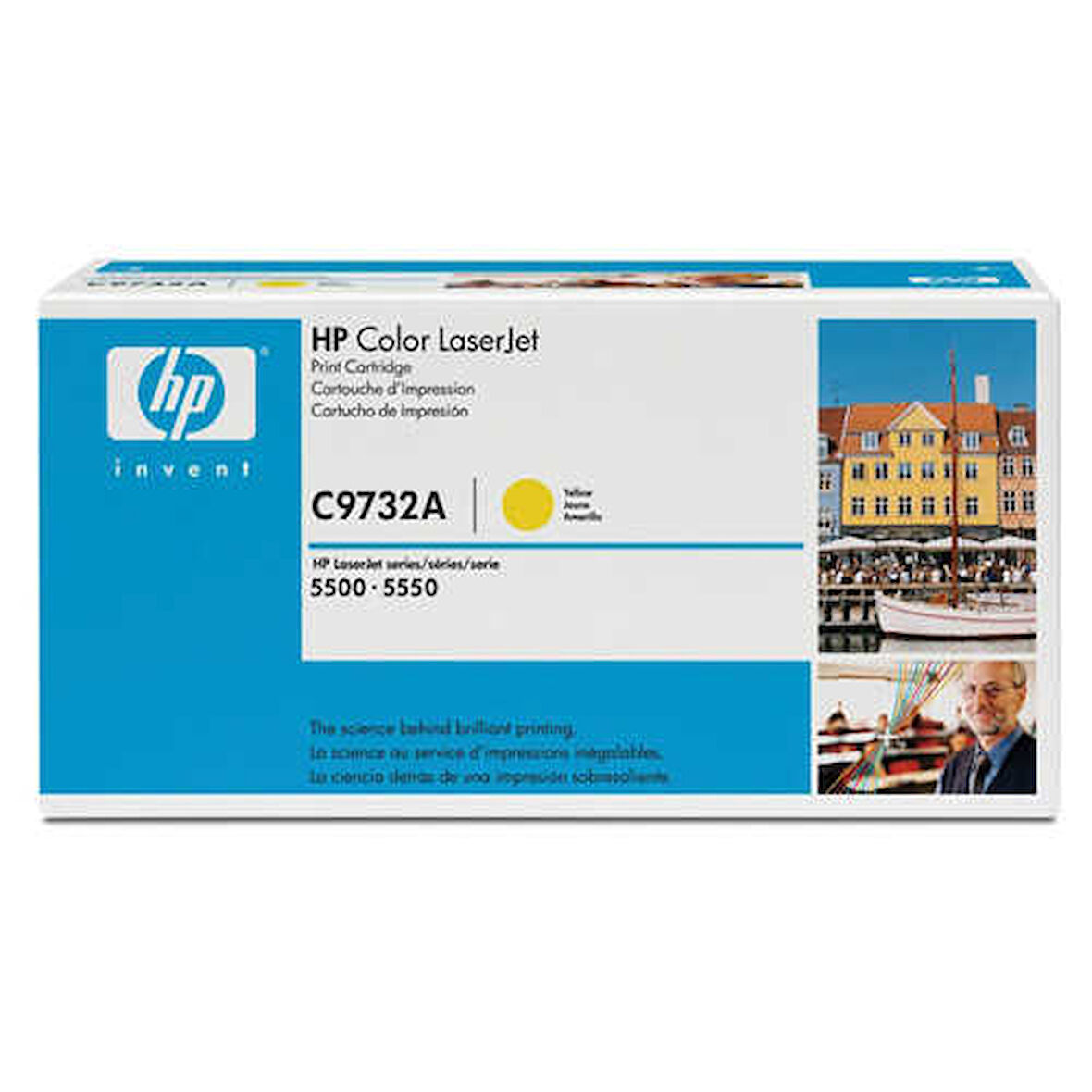 Hp C9732A (645A) Sarı Orjinal Toner