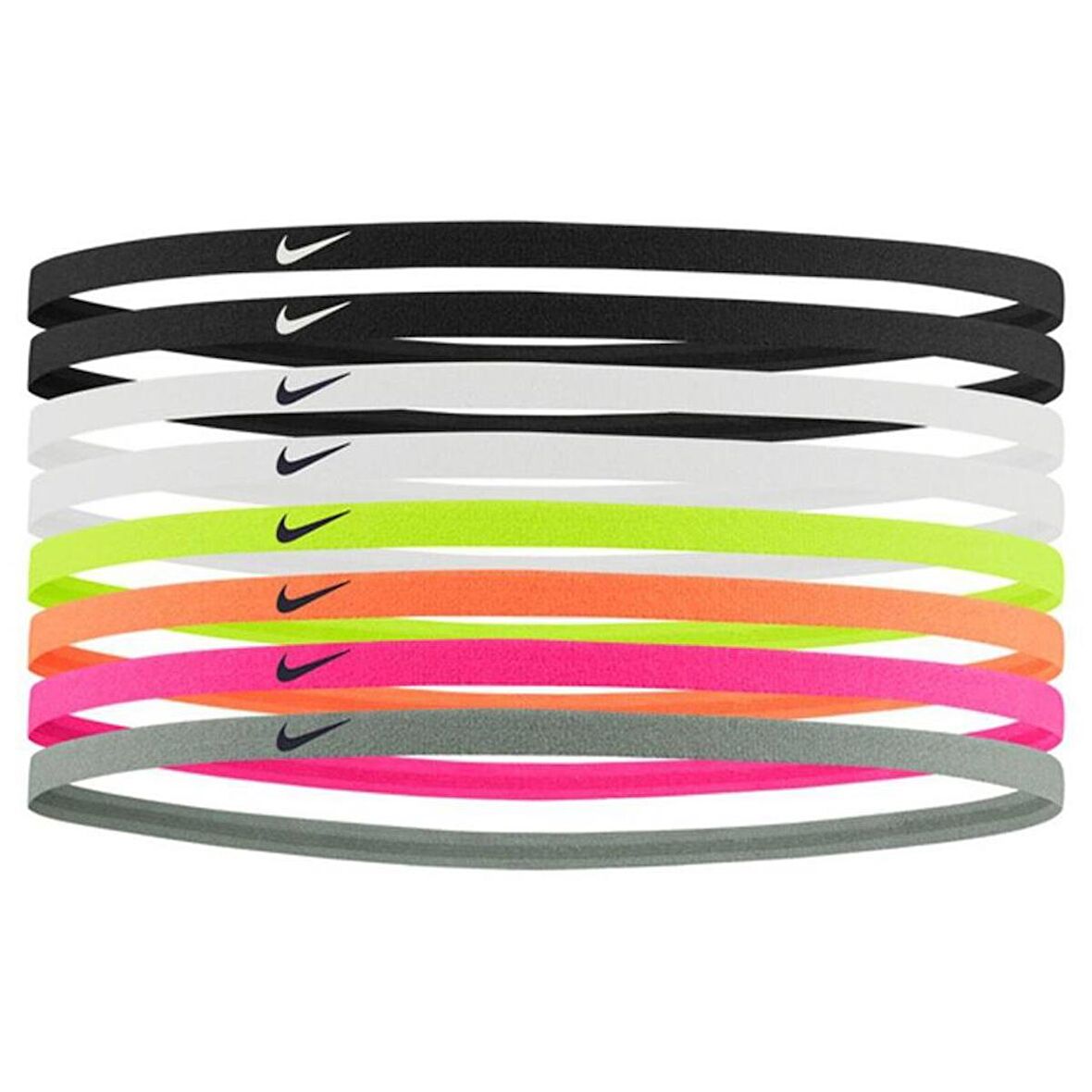 Nike Skinny Headbands 8 PK Sporcu Saç Bandı N.000.2547.909.OS