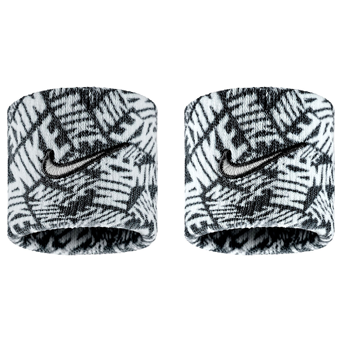 Dri-Fit Swoosh Classic 2Pk Printed Unisex Siyah Antrenman Bileklik N.101.2408.027.OS