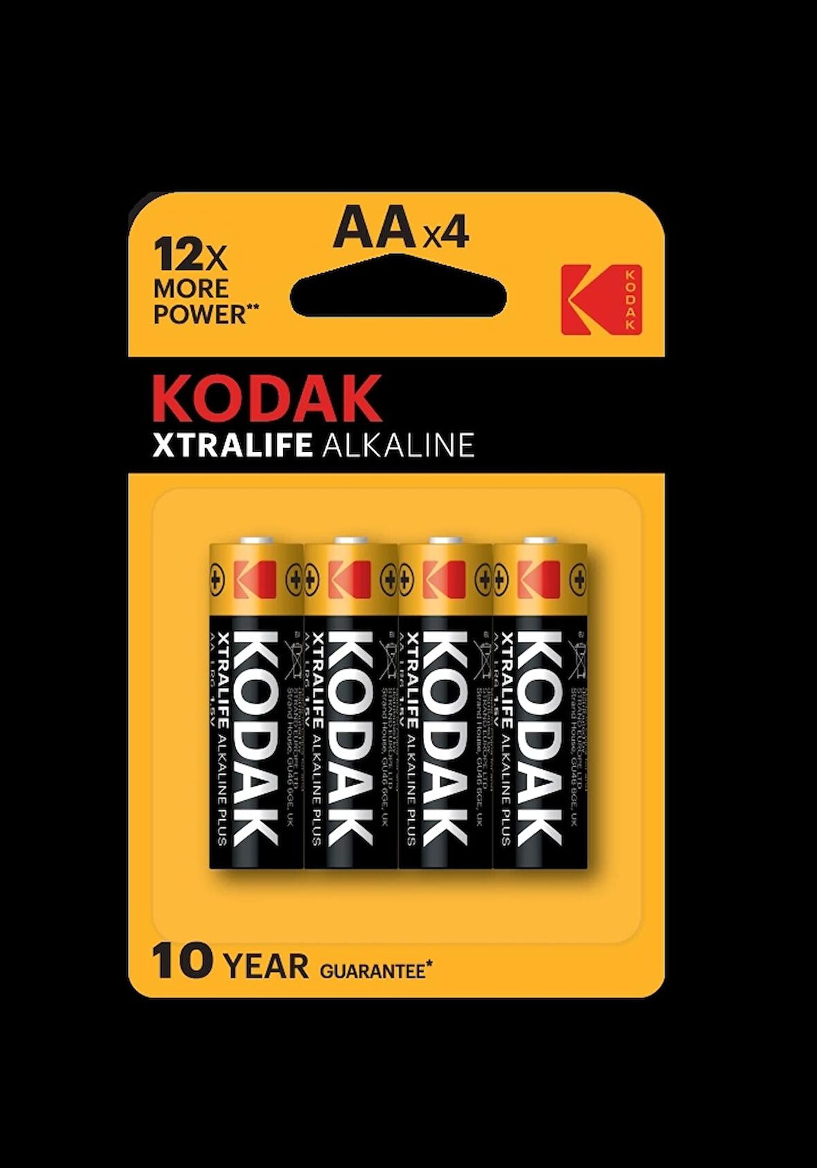 KODAK XTRALIFE 4 ADET ALKALIN KALEM PIL