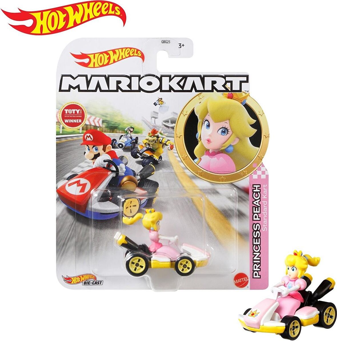 Toys Hot Wheels Mario Kart Karakter Araçlar GBG25-GBG28