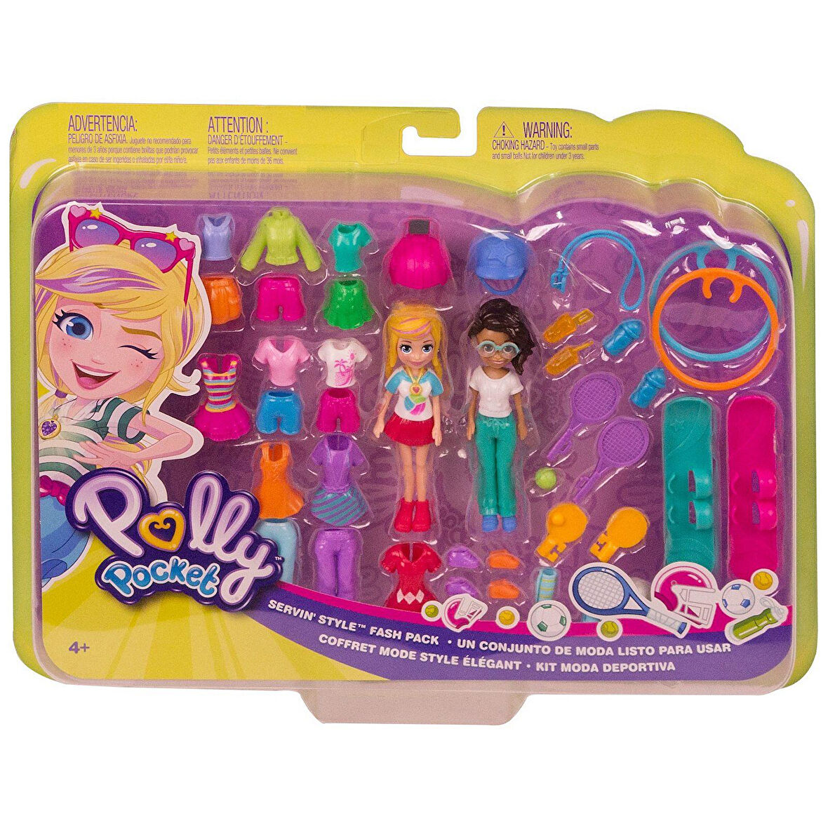 Orjinal Polly Pocket Büyük Moda Seti Servin Style Fash Pack GGJ50 GGJ48