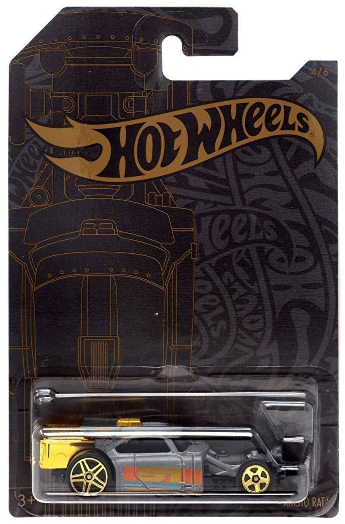 Hot Wheels 51th Anniversary Satin Chrome Aristo Rat