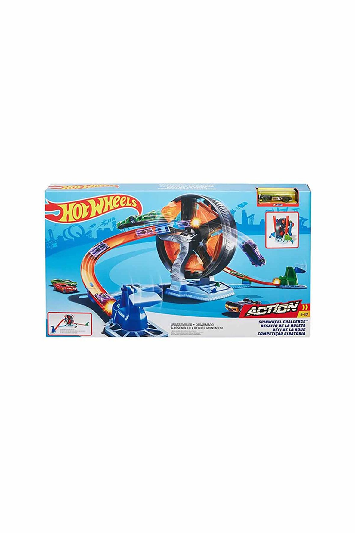 Hot Wheels Dönen Tekerlek Macerası Yarış Seti