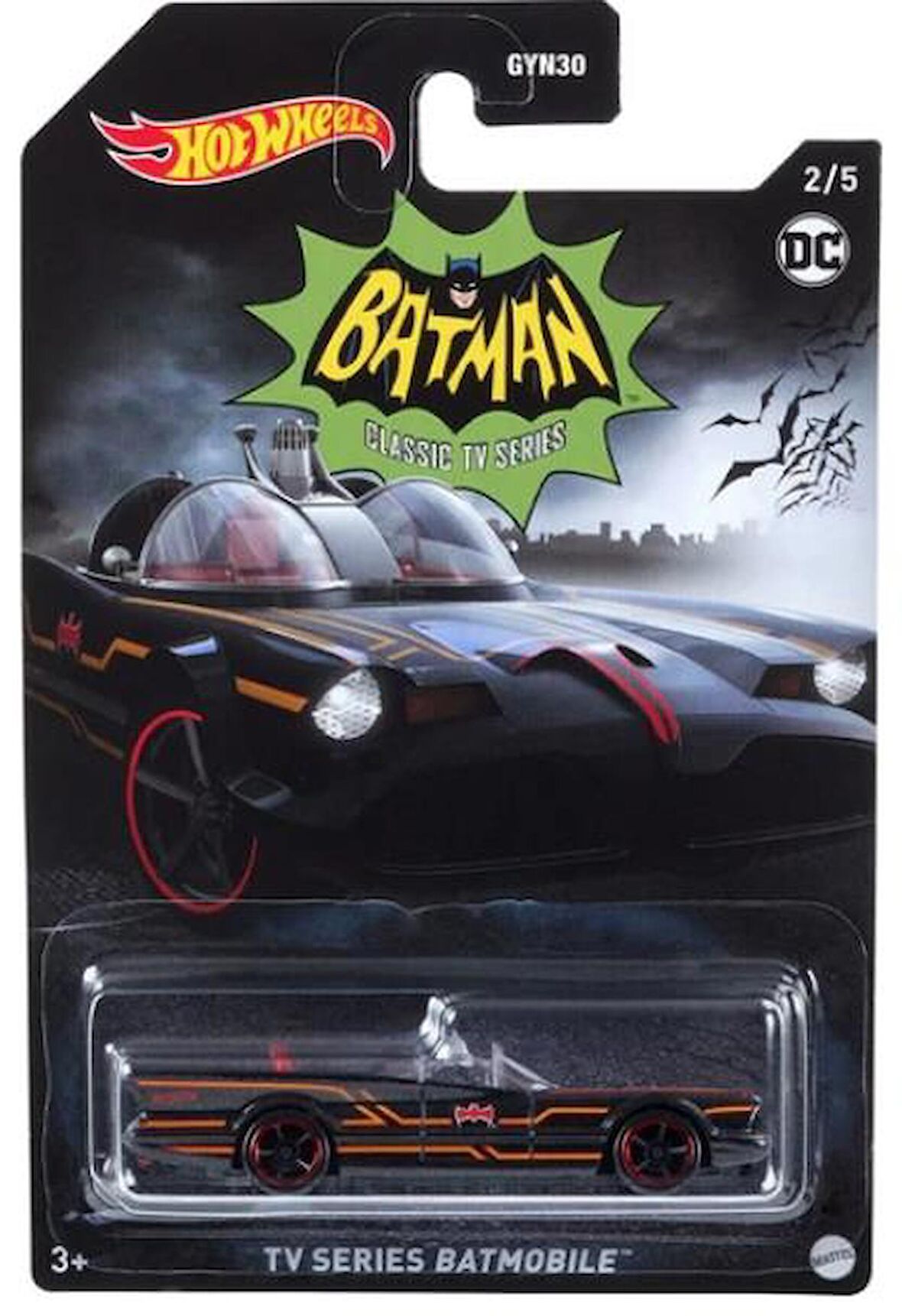 Hot Wheels Premium Batman TV Series Batmobile GYN30-GRP60