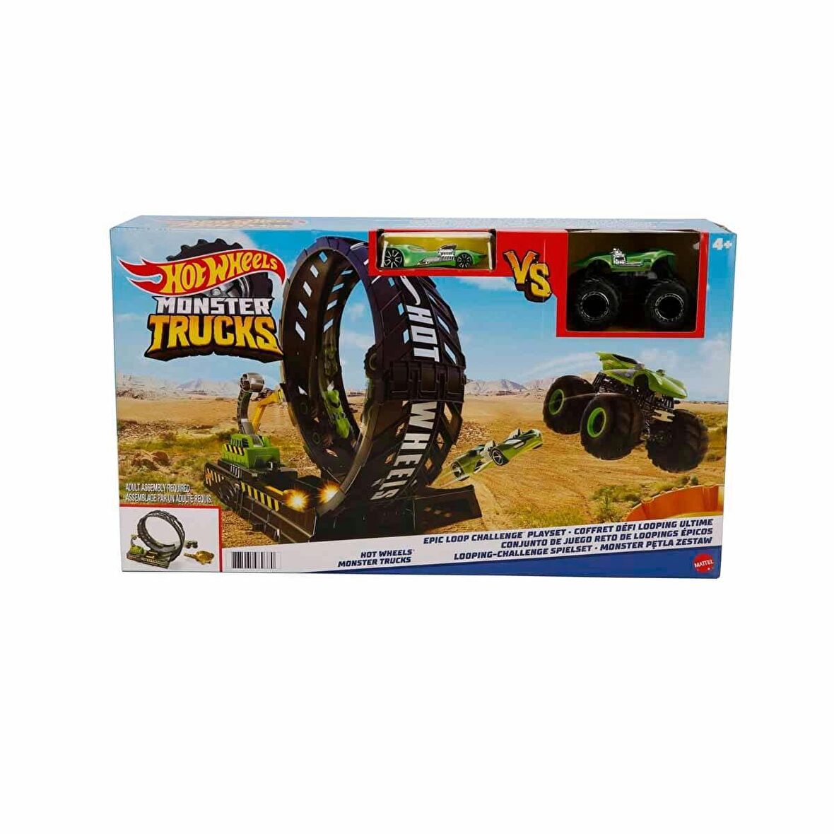 Hot Wheels Monster Trucks Çemberde Yarış Seti HBH70