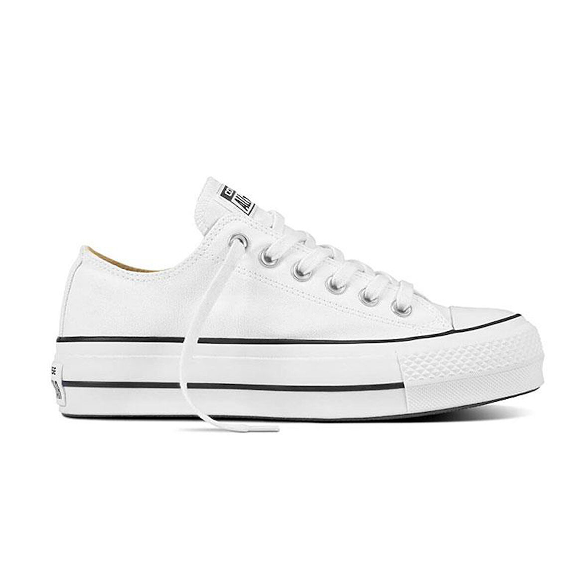 Converse Chuck Taylor All Star Canvas Platform Kadın Günlük Ayakkabı 560251C Beyaz