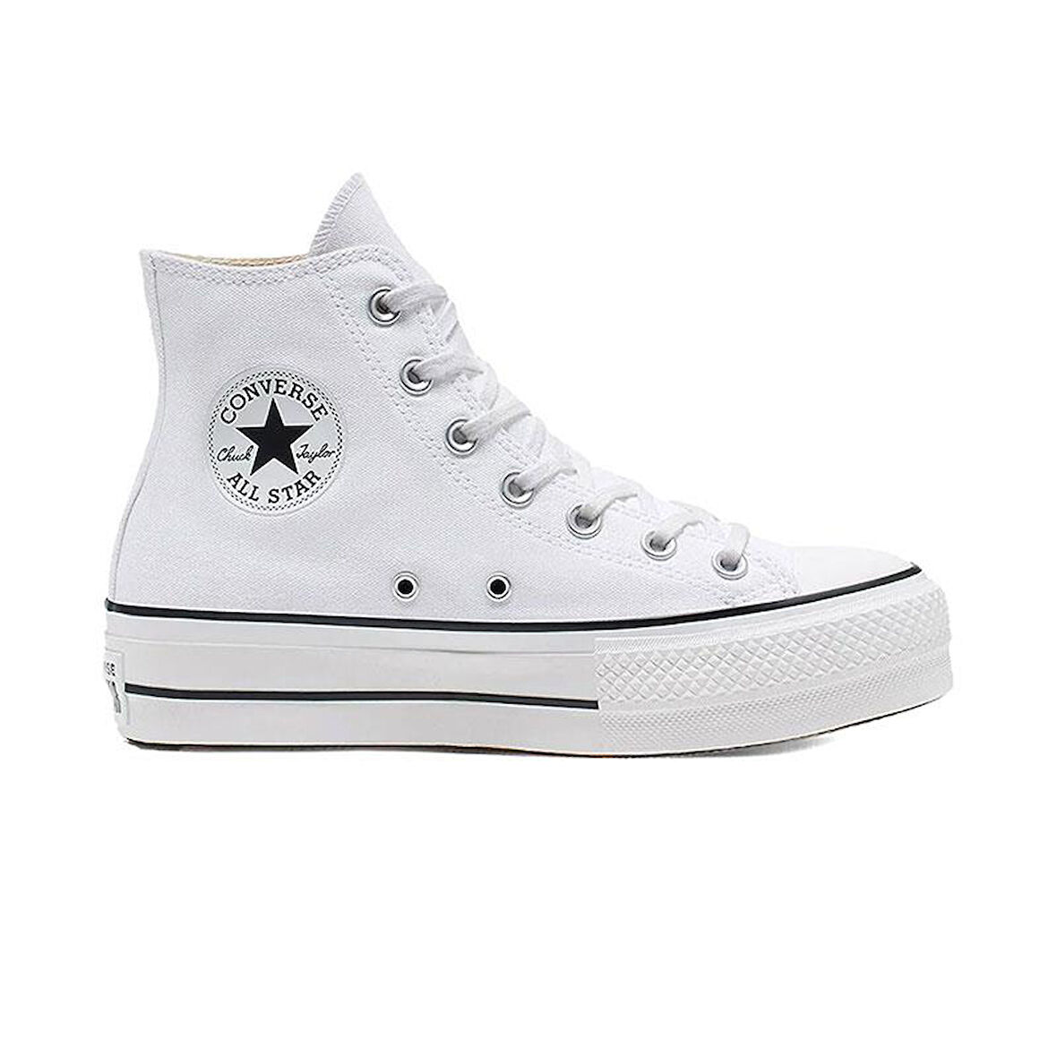 Converse Chuck Taylor All Star Platform Canvas Kadın Günlük Ayakkabı 560846C Beyaz