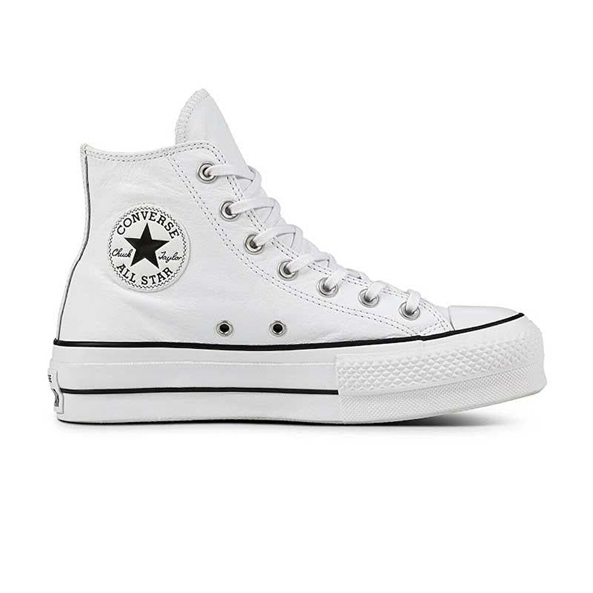 Converse Chuck Taylor All Star Leather Platform Kadın Günlük Ayakkabı 561676C Beyaz