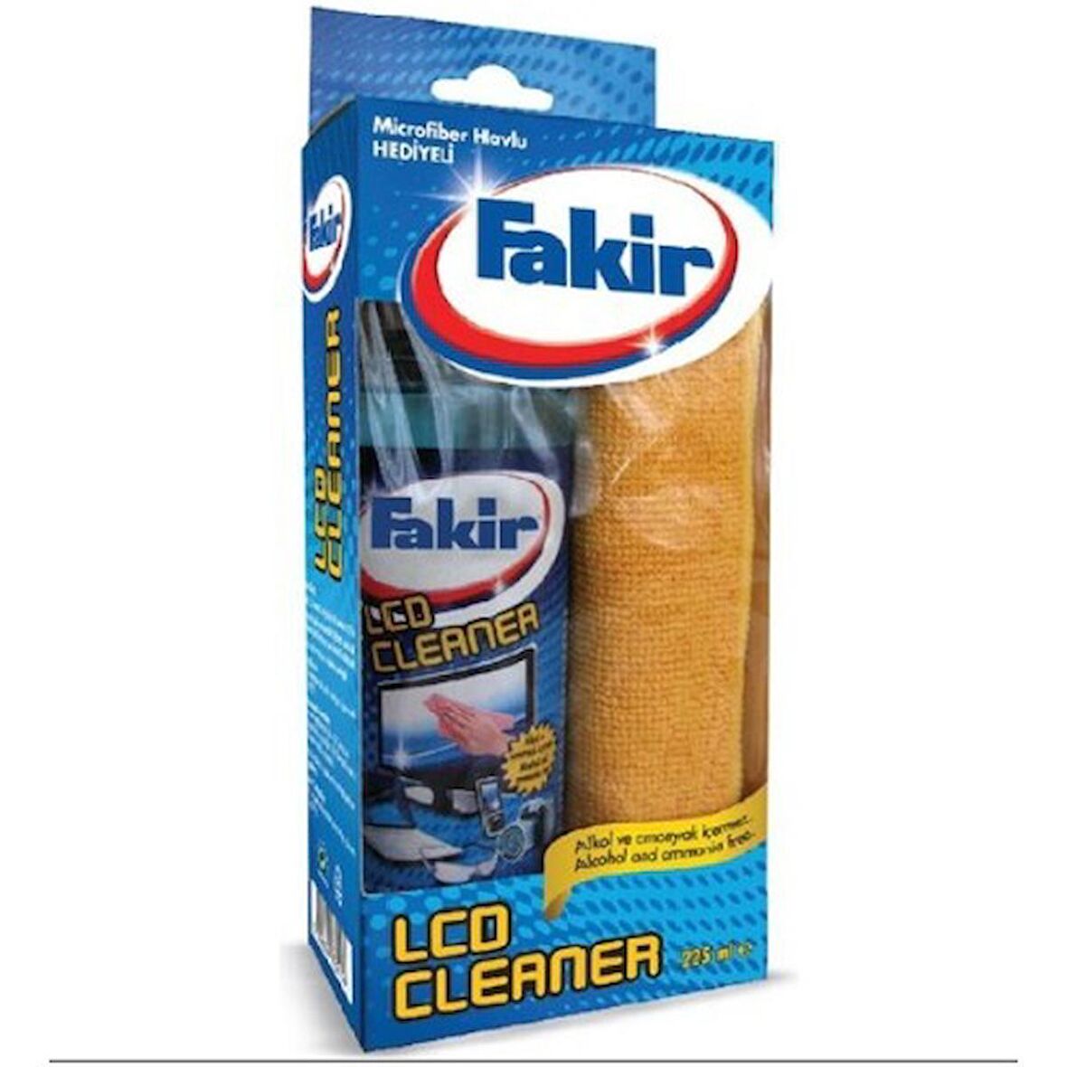 Fakir LCD Cleaner Ekran Temizleyici 225 ml x 12 Adet