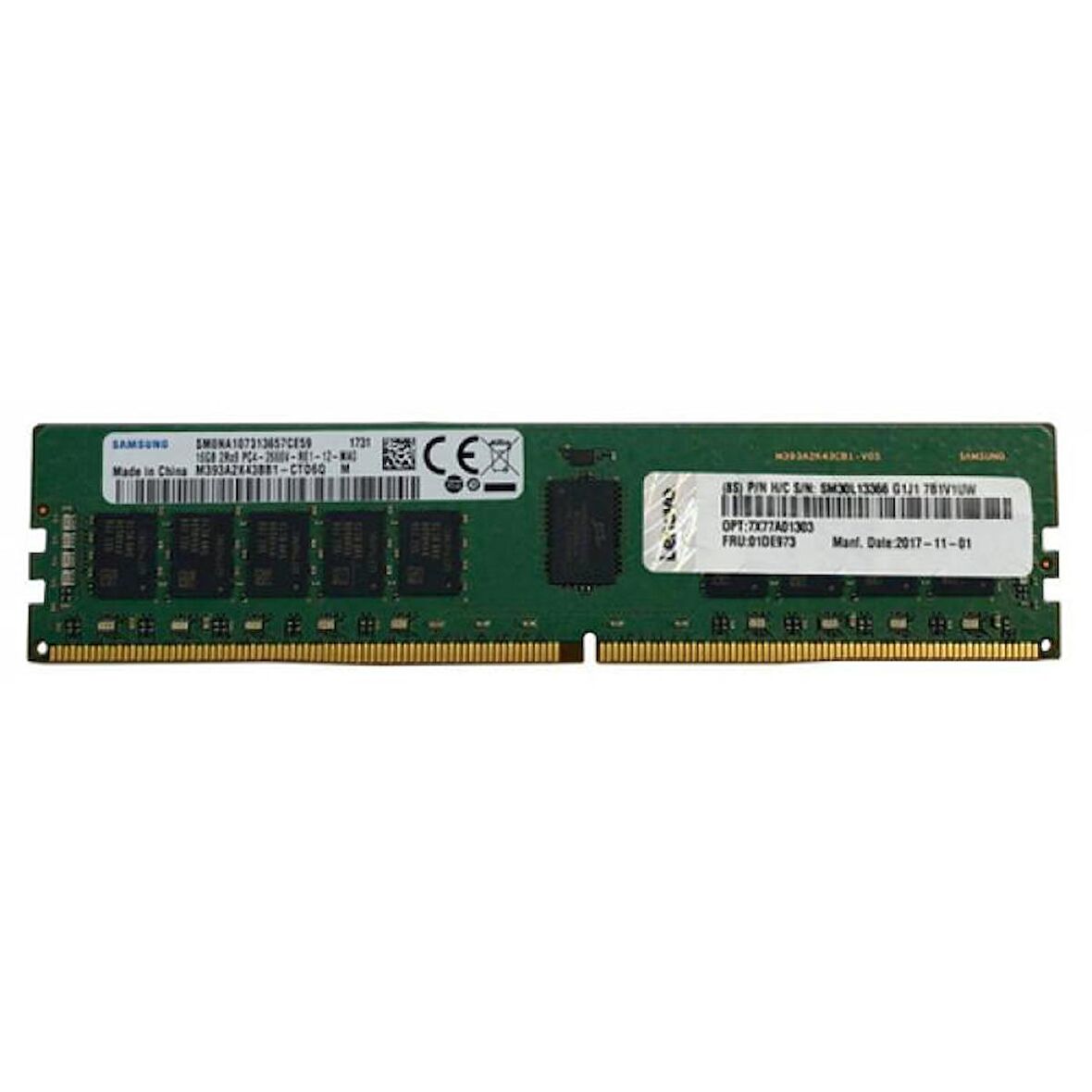 LENOVO 16GB 4X77A77495 TruDDR4 3200MHz 2Rx8 1.2V ECC UDIMM THINKSYSTEM