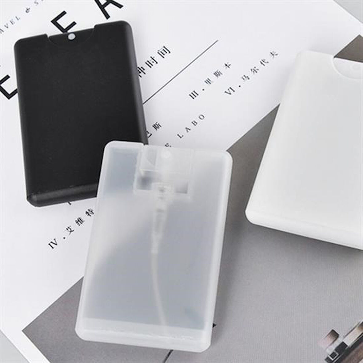 caselka 20 Ml Doldurulabilir Mini Cep Boy Kolay Taşınabilir Çok Amaçlı Parfüm Şişesi